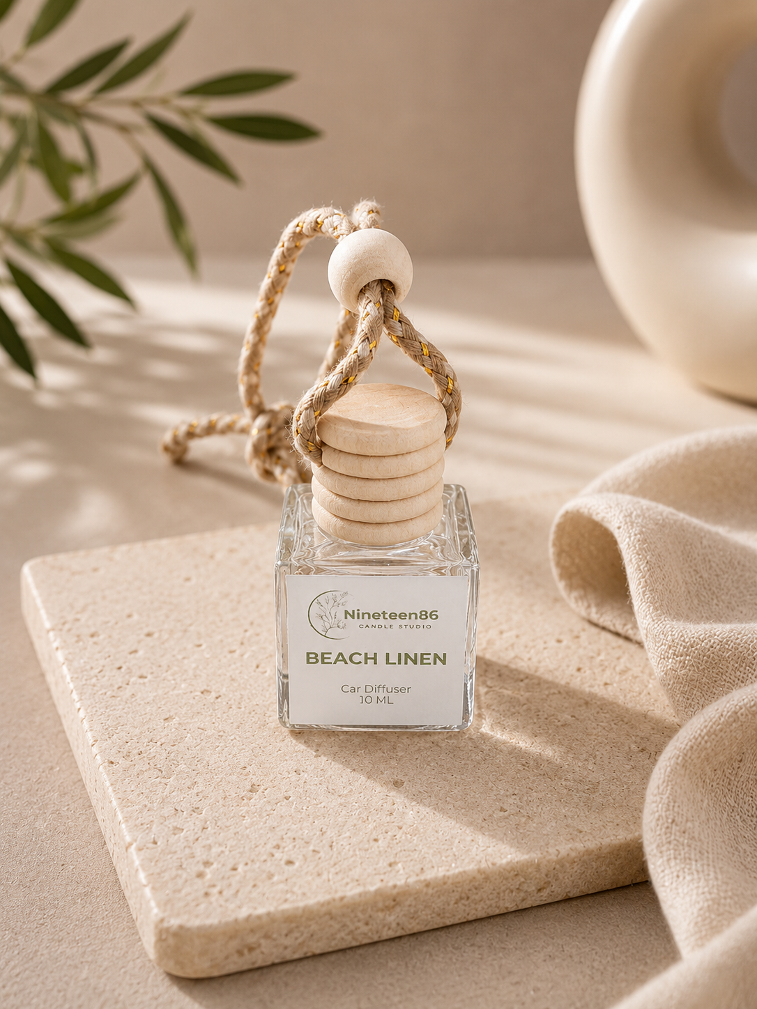 Beach linen Car Freshener