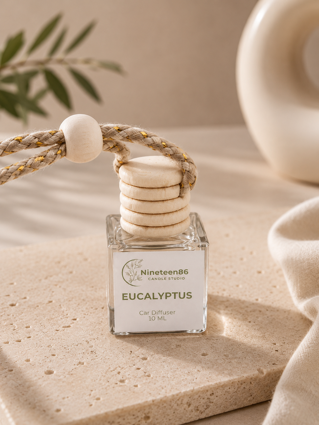 Peppermint and Eucalyptus Car Freshener