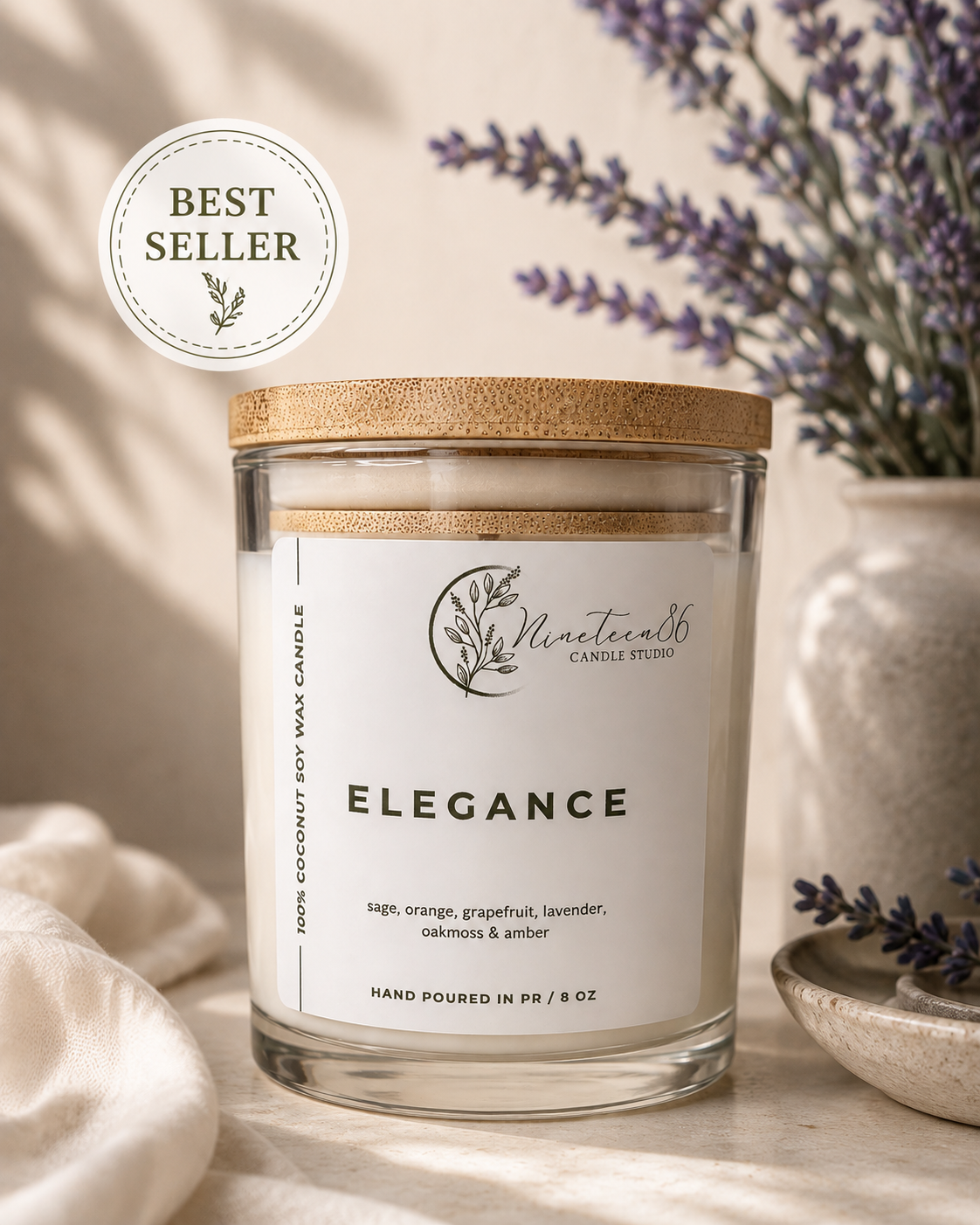 Ritual de Calma- Set de 2 velas 8oz