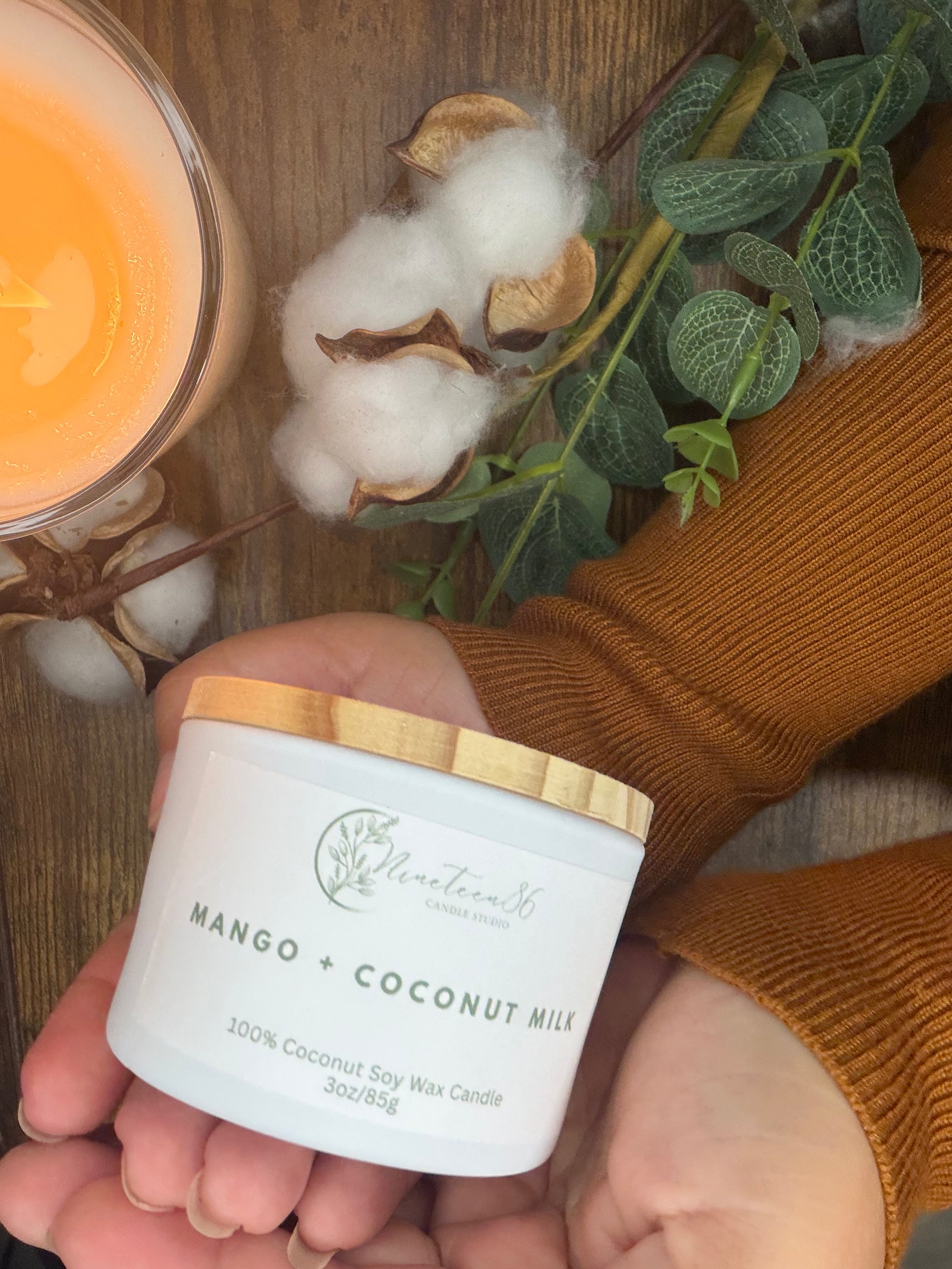 Mango and Coconut Milk | Vela Aromática | 3oz