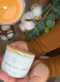 Green Tea and Lemon| Vela Aromática | 3oz