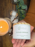 Clean Breeze| Vela Aromática | 3oz
