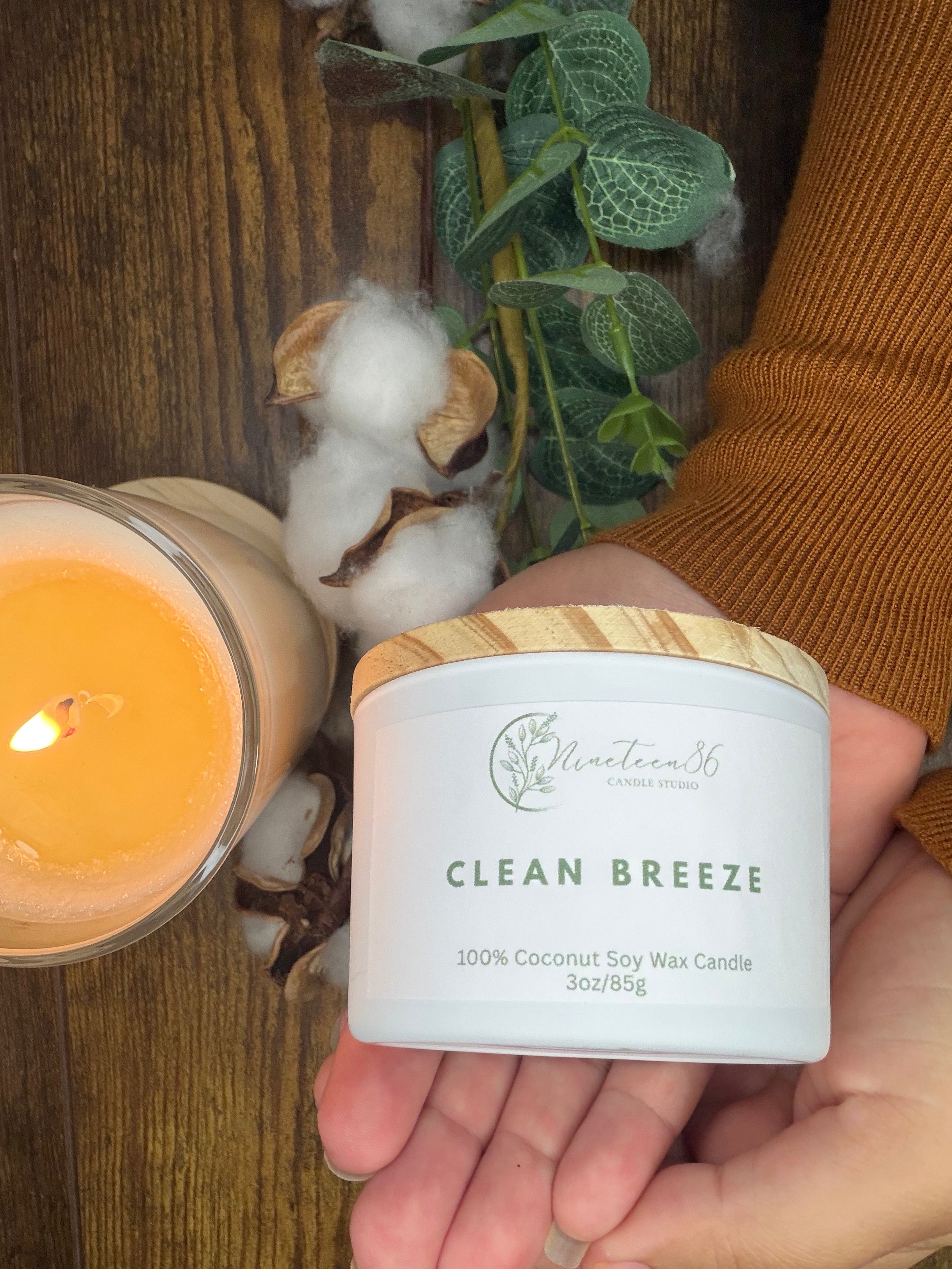 Clean Breeze| Vela Aromática | 3oz