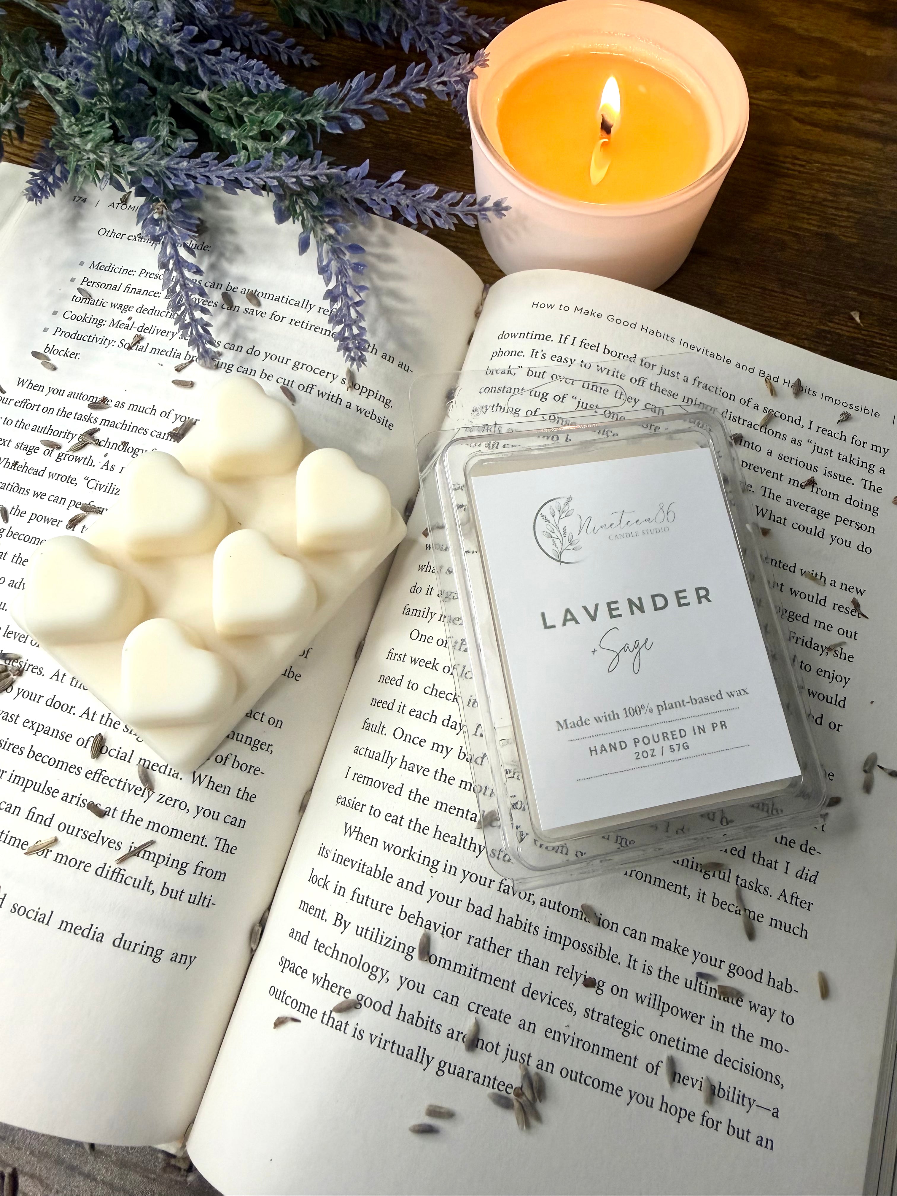 Lavender and Sage Wax Melt