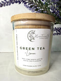Green Tea and Lemon | Vela Aromática | 8oz