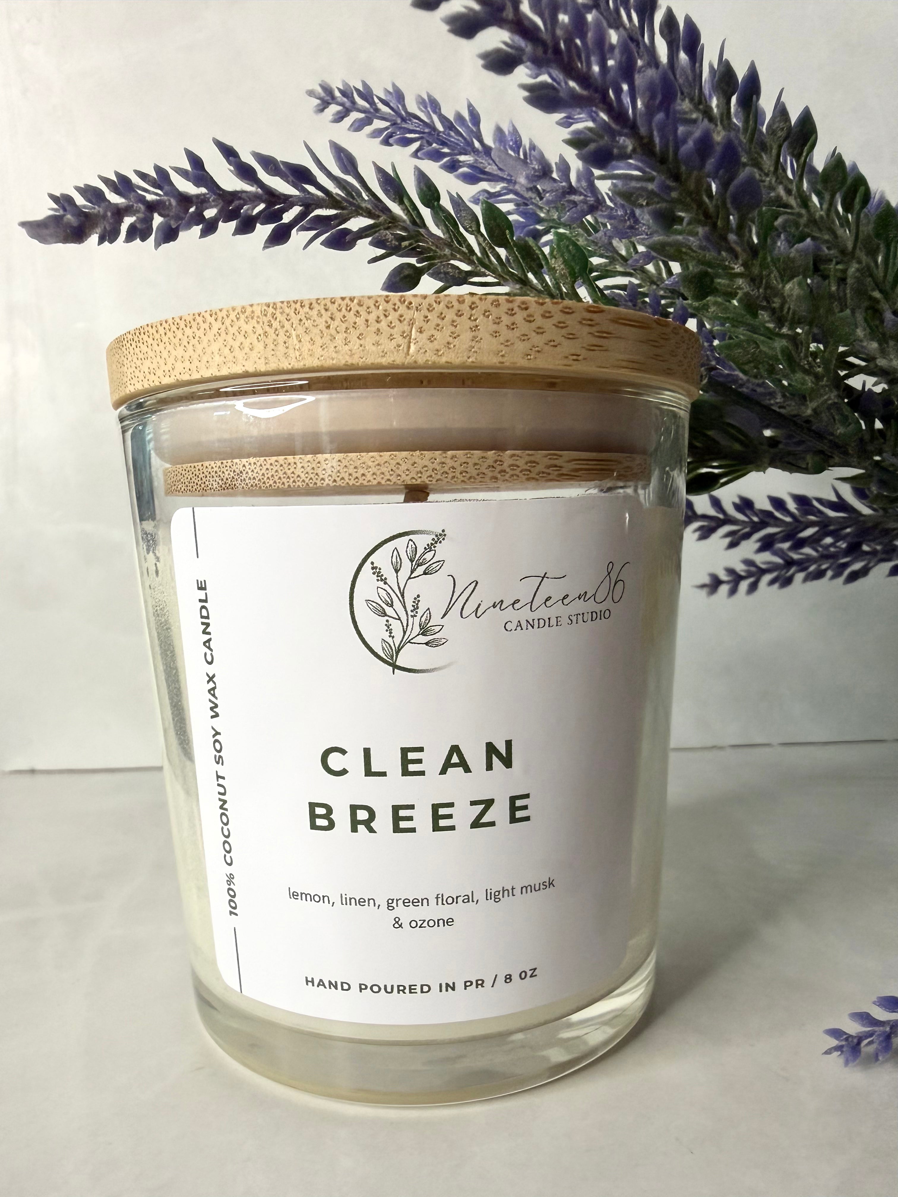 Clean Breeze | Vela Aromática | 8oz
