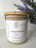 Lavender and Sage | Vela Aromática | 8oz