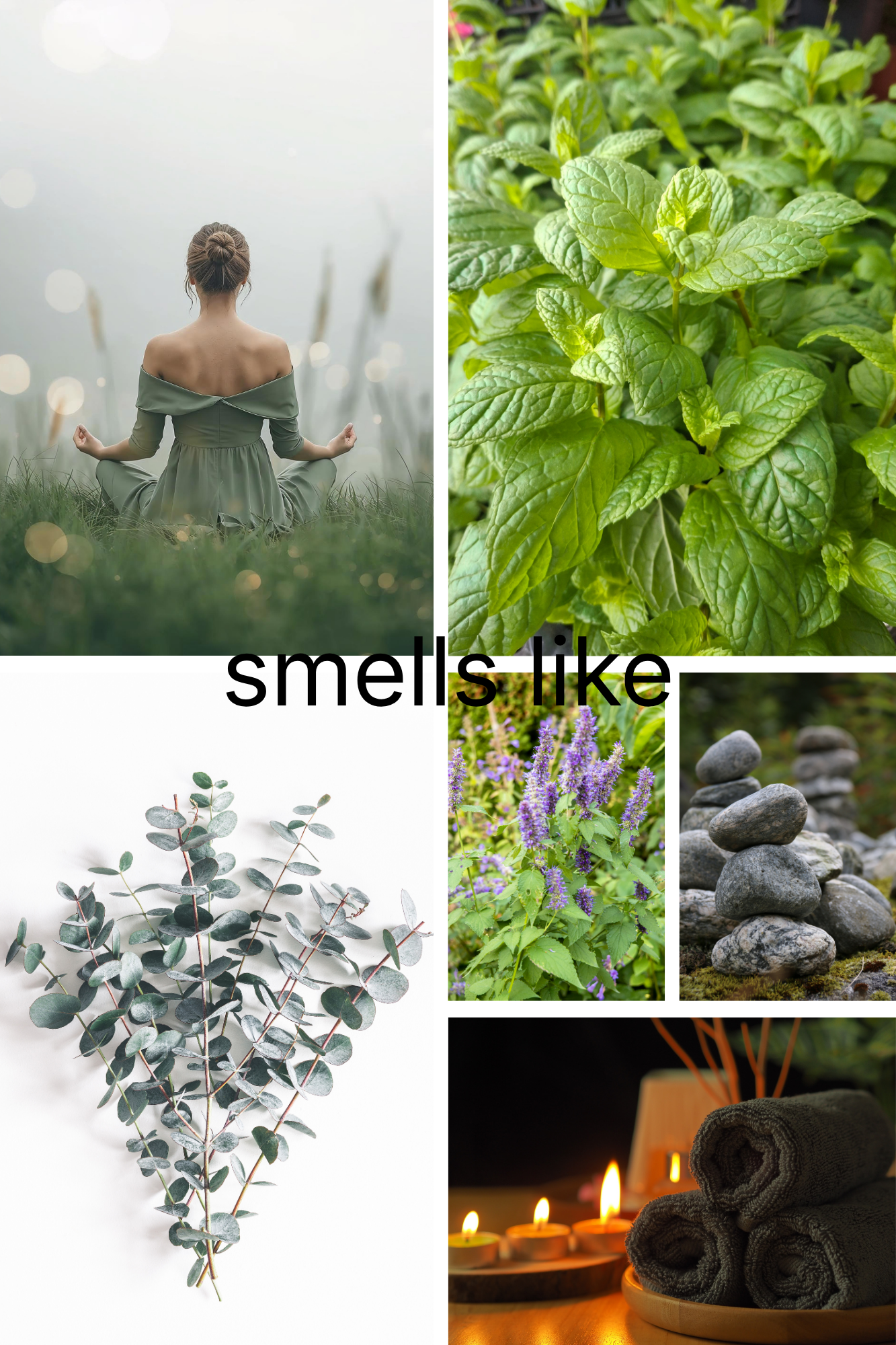 Peppermint and Eucalyptus | Vela Aromática | 8oz