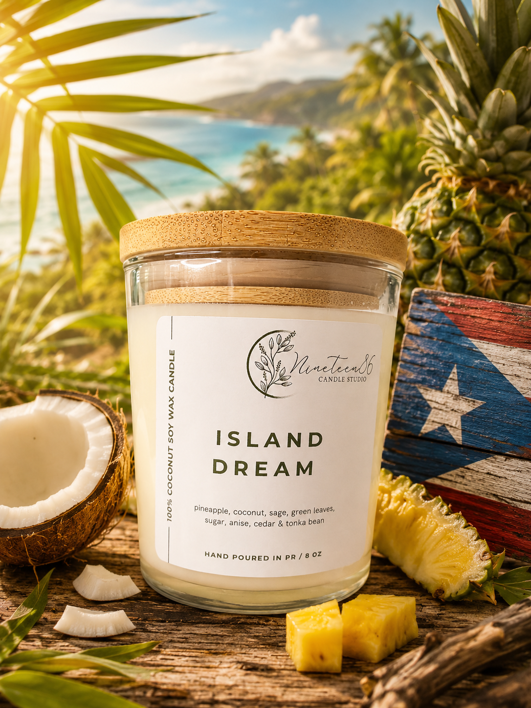 Bundle Verano Isleño- Set de 3 Velas 8oz